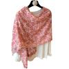 Korean Style Floral Print Scarf Women 180x90cm Lightweight Cotton Linen Shawl Fashion Accessory