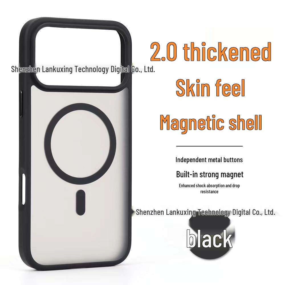 Blue Cool Gorilla Magnetic Airbag Drop-Proof Soft Edge Case for iPhone 17 Pro Max iPhone 15 Pro Max