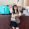 Fashionable Leopard Print Canvas Crossbody Bag - Large Capacity Women's Shoulder Bag