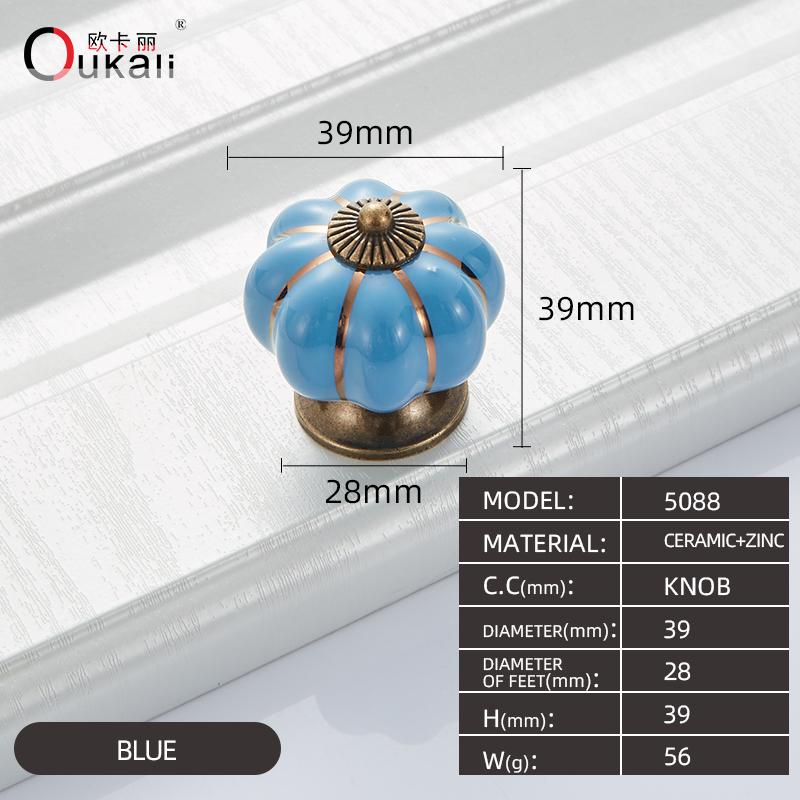 Ebay Good Sale Cheap Pumpkin Shape Colorful Red Pull Kids Furniture Dresser Tea Table Drawer Kitchen Cabinet Knobs