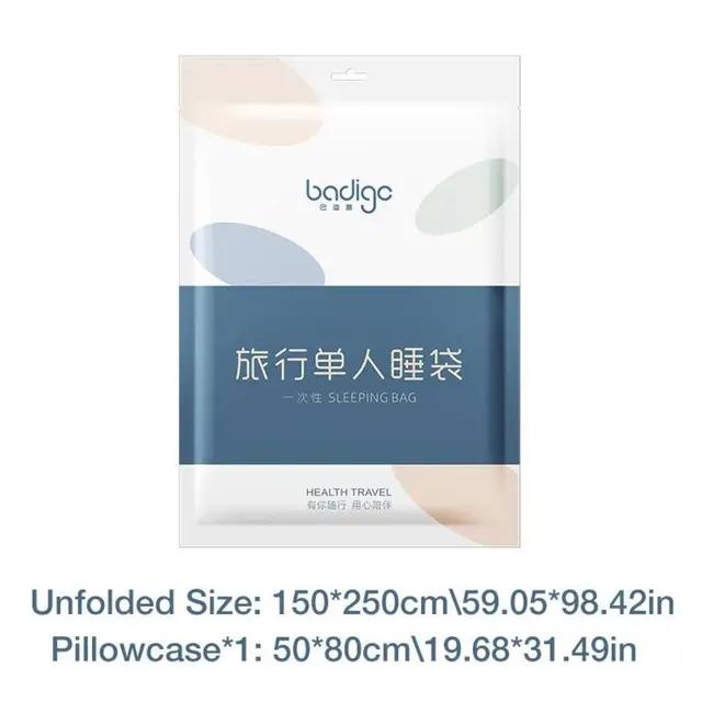 

Travel Disposal Bed Sheet Duvet Cover Pillowcase Double-Bed Four-Pieces Suit Dirty Proof Sleeping Bag Quilt Cover Bath Towel