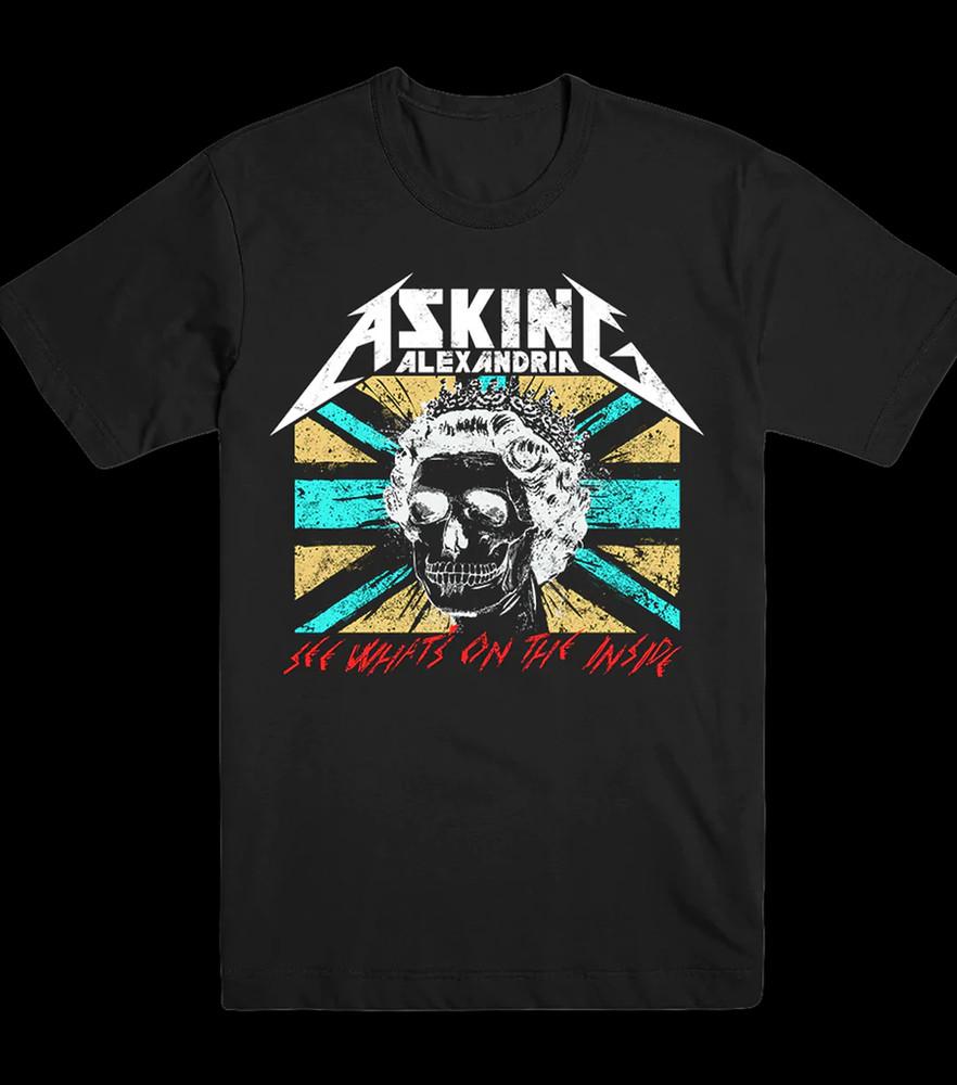 Asking Alexandria See What s on the inside T-shirt Black Cotton S to 5Xl 72 Unisex T-Shirt S