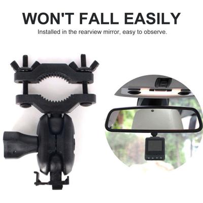 1 Set 360-degree Anti-Skid Driving Bracket Recorder Rotatable Lightweight Car Recorder Bracket for Vehicle