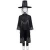 Dětský Kpop Lovci démonů Jinu Cosplay Kostým na hraní rolí Saja Chlapecký kabát Klobouk pro děti Fantasy Převlek Oblečení Halloween