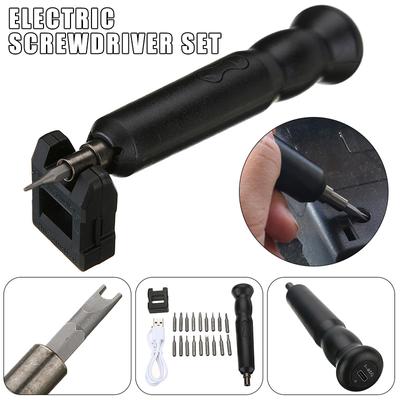 Electric Screwdriver Rechargeable Mini Home Set Screwdriver Driver Multifunction Cordless Electric Mobile Phone Screwdriver Bit Set Hand Tool
