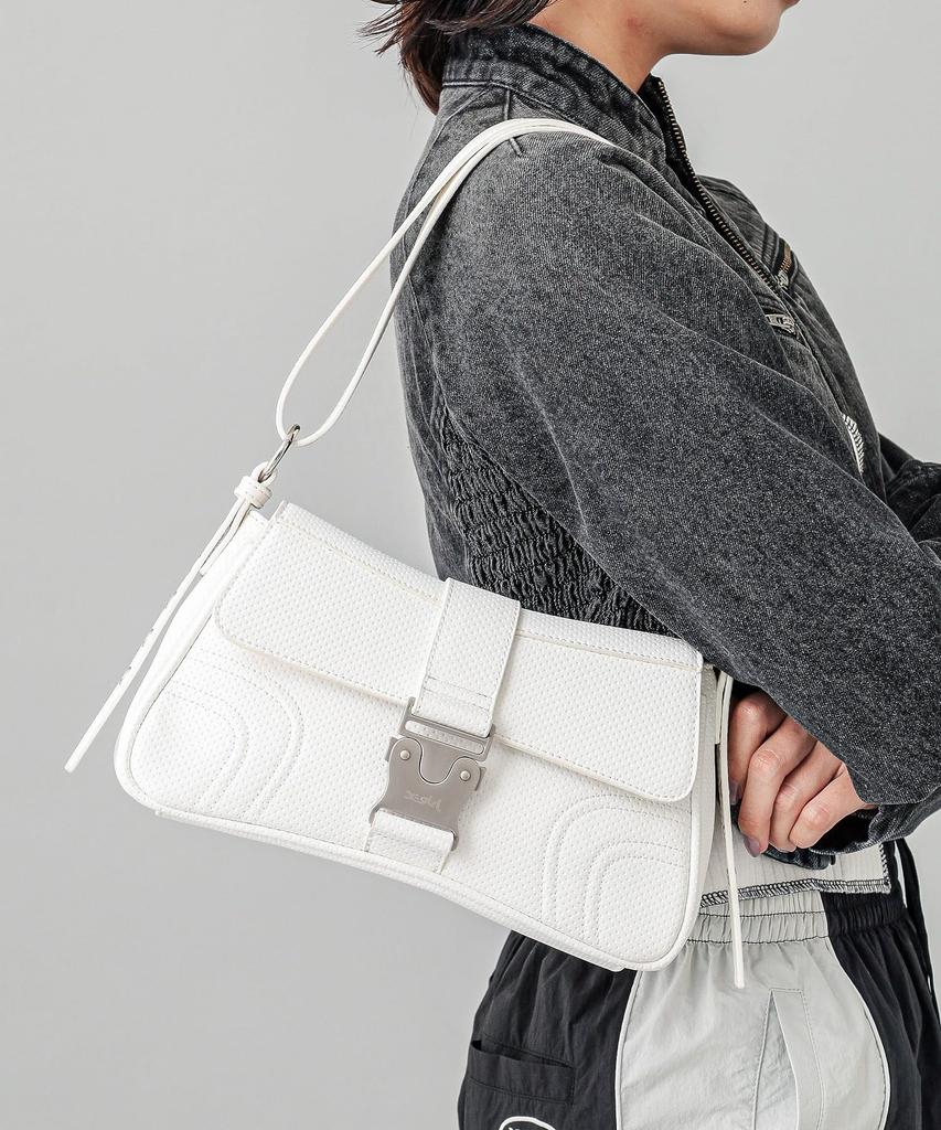 [X-girl] Tasche mit Motiv-Schnalle 105243053005 Weiß Einheitsgröße
