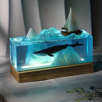 3 Stück Unterwasserlandschaft Gießform Epoxidharzform Berg Gießform Harzkunst Silikonform für DIY Harzhandwerk Lichtkunst
