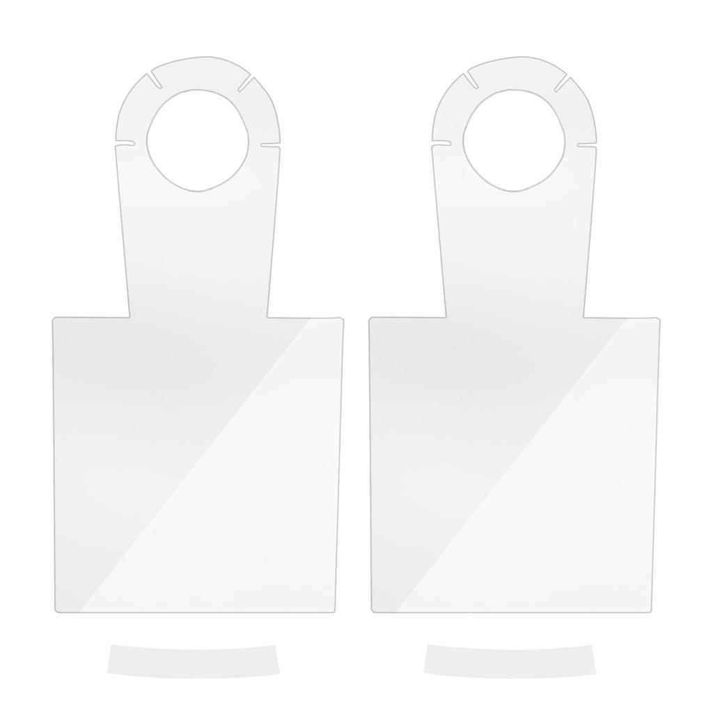 2 Ark Cykel Vevarm Klistermärken Set Cyklar Vevarm Fullt Skyddande Vevarm Film Genomskinlig Cyklar Vevarm Skyddsklistermärken