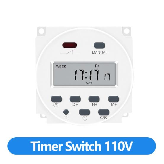 GTHURCS 220V 110V 24V 12V CN101A Timer Switch Digital LCD Power Timer Programmable Time Switch Relay 16A high quality CN101 Relays 5