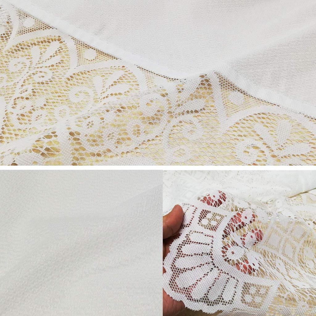 White Lace 300 x 105 for Bay Made in Pollen Heat UV and Privacy Kaei-lace Curtains, cm, Windows, Japan, Capture, Blocking, Insulation, Protection,