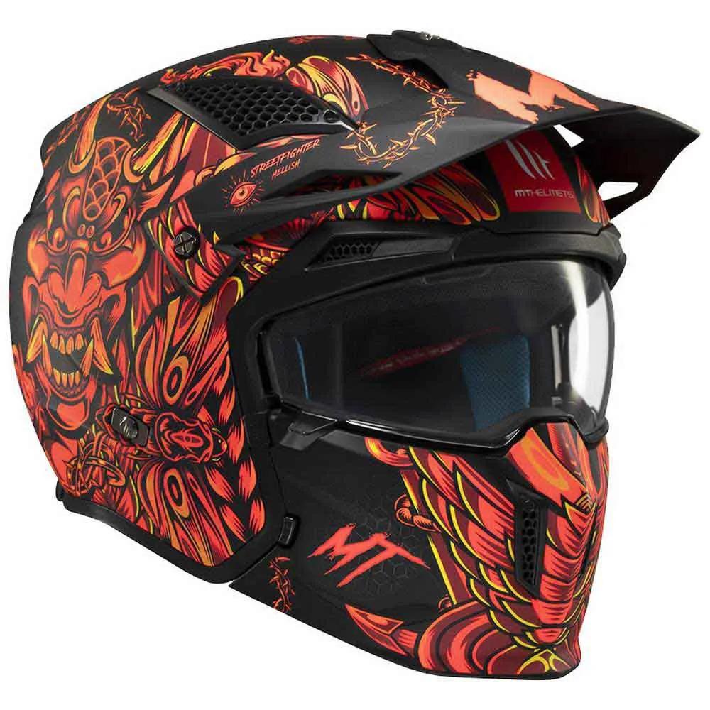 MT Helmets Modular Helmet Streetfighter SV Hellish