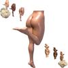 Funny Human Body Wall Hook ,Cheeky Sculpture Towel Key Holder, Handmade Decorative Wall Hook for Bathroom Entryway,  Housewarming Gag Gift