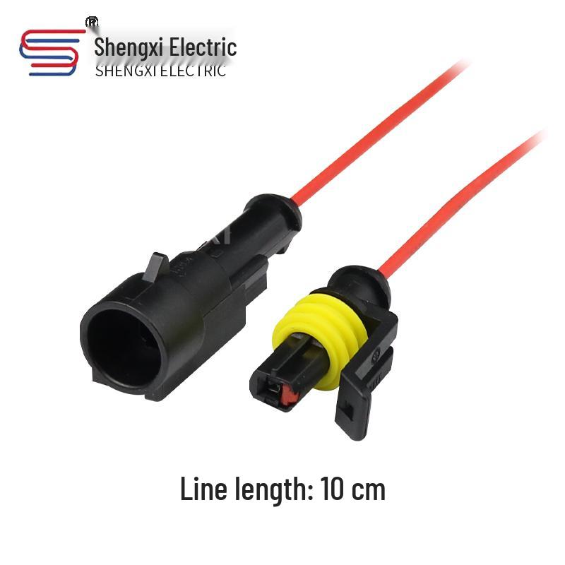 Waterproof Car Connector AMP Plug Socket with Wire – HID Male & Female