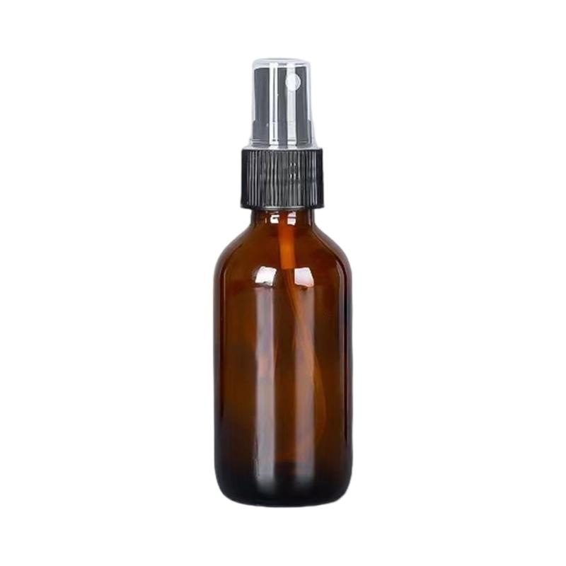 Practical Amber Glass Dispensing Bottle 15ml-500ml Friendly Leakproof Design For Lotions Sanitizers Cosmetics Storage