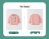 25th Anniversary Cartoon Christmas Print Girl's Autumn Hoodie Pullover