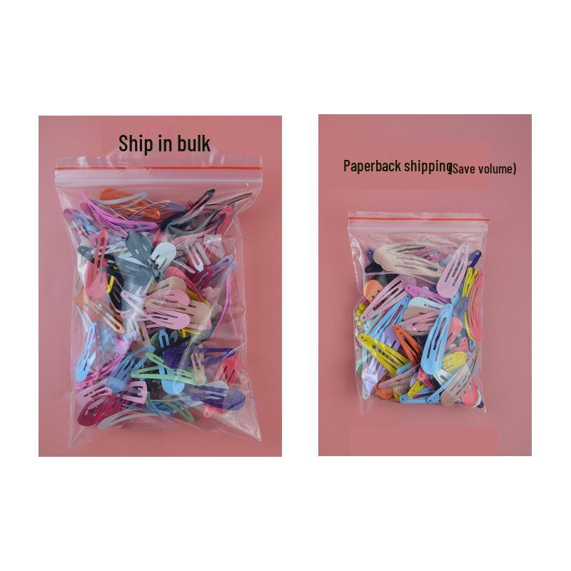 Colorful Teardrop Hair Clip: Macaron Drip Design, Baked Paint, Candy Colors, Fresh & Sweet Side Hair Accessory