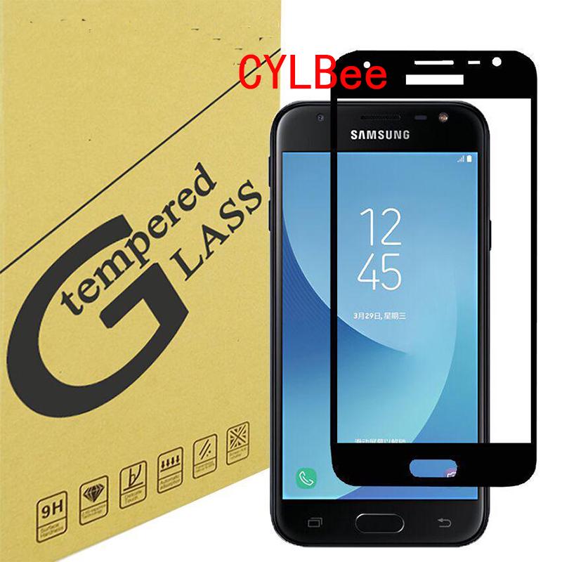 

Закаленное стекло для Samsung Галактика J3 J5 J7 2017 2016 A3 A5 J2 премьер экран защитник случае полный Обложка