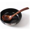 Kitchen Wooden Deep Cooking Spoon Wood Soup Porridge Ladle Scoop Spoon Utensil