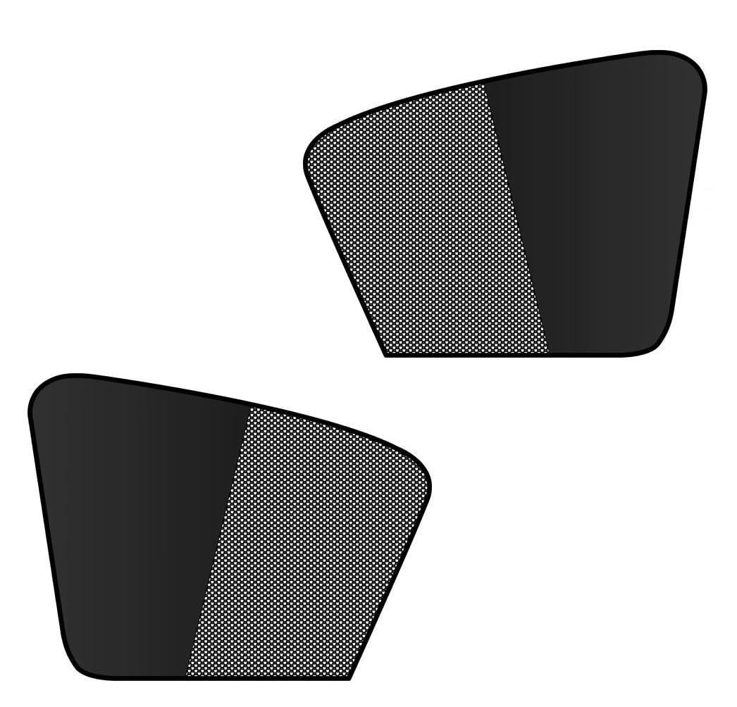 

Car Window Side Window Car UV Reduces Interior Magnetic Privacy Easy Blocks Sun UV Unobstructs Driving Includes 2 Front Row Left and Right Sunshade, чёрный