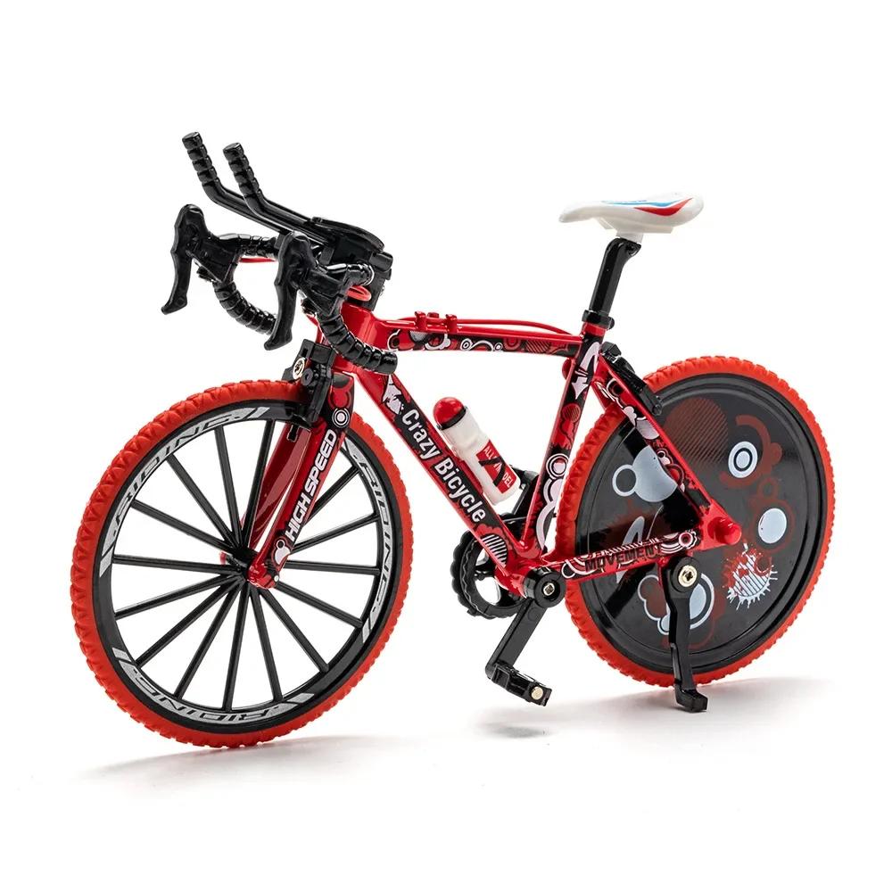 1:8 Mini Model Legering Fiets Off-Road Mountainbike Modellen Hoge Simulatie Ornamenten Verzameling Speelgoed Cadeaus