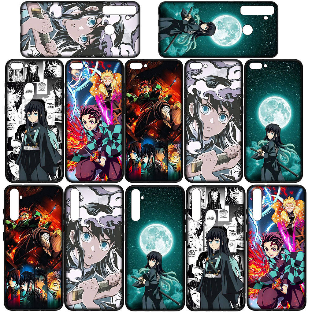 Pro Samsung Galaxy S25 S24 S23 S22 Ultra FE Plus A17 A37 A57 A56 A55 A06 A16 A15 A36 A26 A35 A05 A25 A54 A34 Pouzdro Muichiro Tokito Demon Slayer Tanjiro