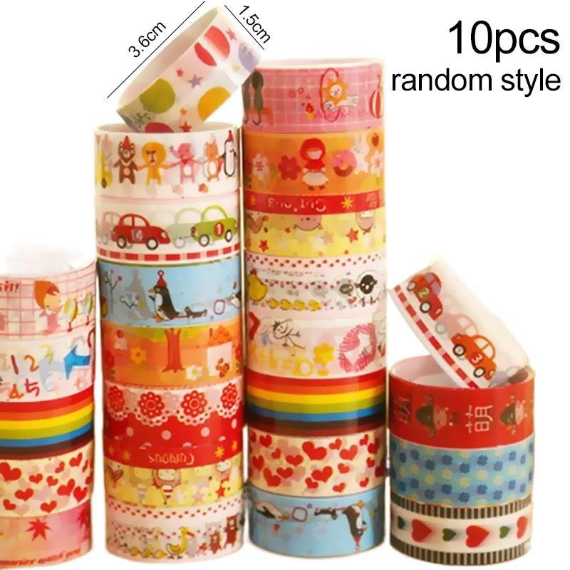 Dekoratives Klebeband Büro Kulturwaren Cartoon-Muster Diamanten-Sticker Scrapbook Tagebuch Handgemachte DIY-Materialien Kunsthandwerk TMZ