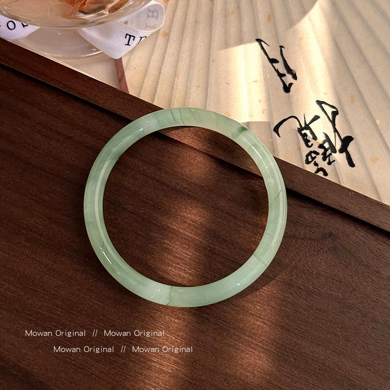 New chinese style glass antique bracelet - women's light luxury jewelry - gift accessory 8mm
