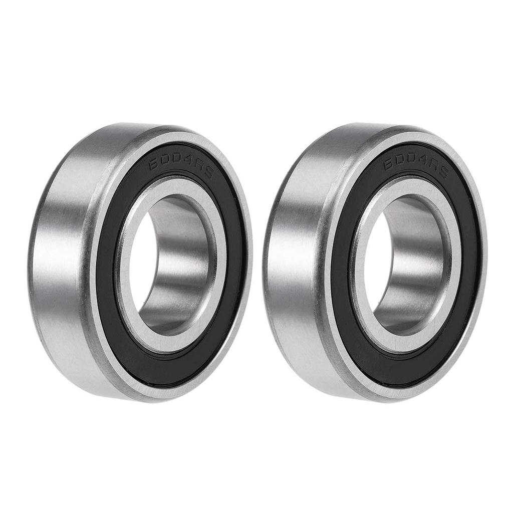 uxcell Bearings 6004-2RS Ball Bearings 0.8 x 1.7 x 0.5 inches (20 x 42