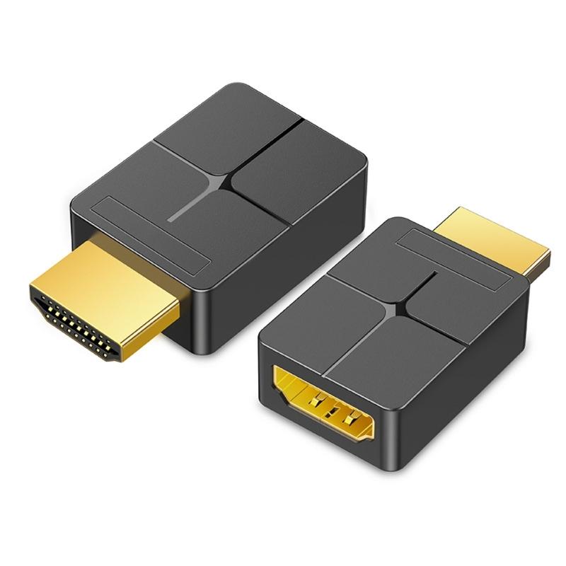 Pack Of 2 Adapter Male To Female Connector Supports 4K And 3D Suitable For TVs Monitors Laptops Smooth Gaming Experience