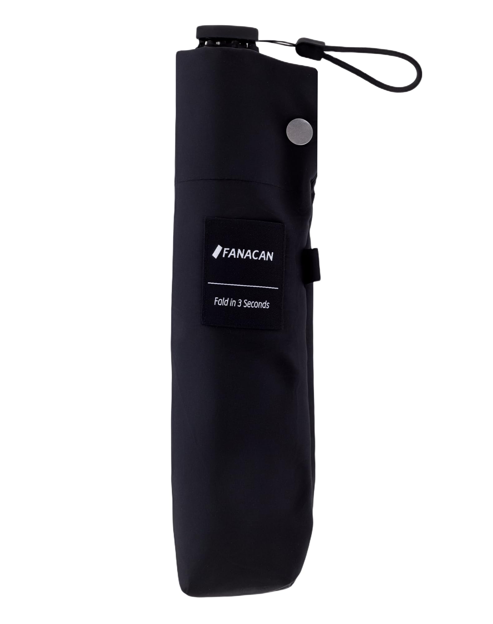 

FANACAN Самый легкий складной Складывается в 3 Форма памяти Складной 6 Легкий и 60 см Супер 365 дней Мини Идеально подходит для дождливого Подарок для мужчин и женщин чёрный