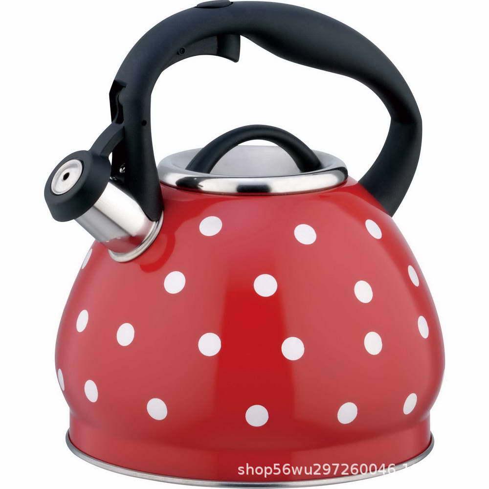 3L Pumpkin Pattern Stainless Steel Whistling Kettle for Household Stoves and Induction Cookers