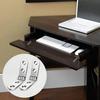 180 Graders 4 st Vikbar Gångjärnsflik Skruvmonterade Gångjärn för Symaskinskåp Rundad Hörnbuffert Gångjärn Möbelbeslag