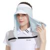 UPF50+ Bucket Cap Neck Cover Scarves Mask New Ice Silk Scarf  Summer