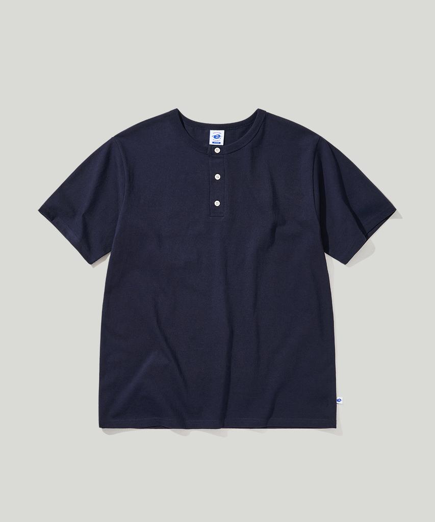 Iseuteuko 1018 Classic Henley Neck T-Shirt (Type B)