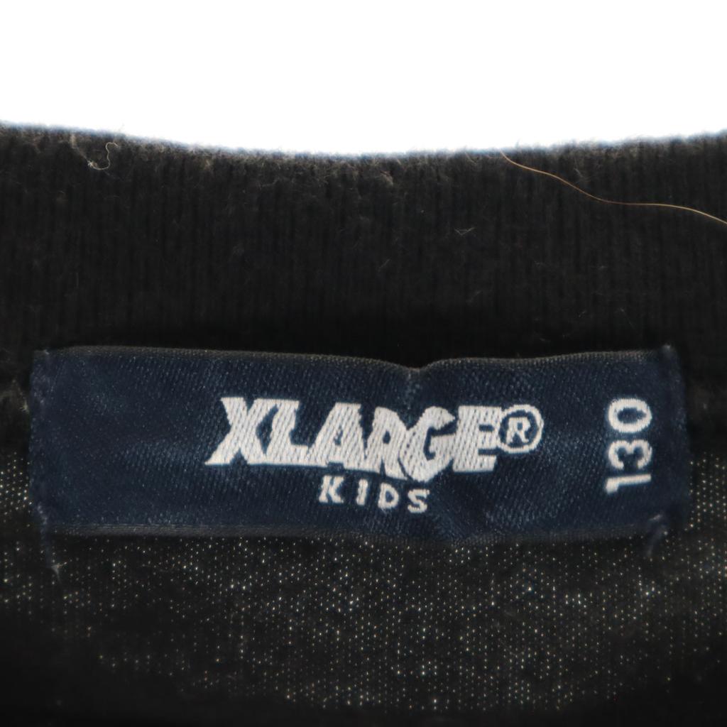 XLARGE Short sleeve T-shirt 130 black KIDS Kid's Used