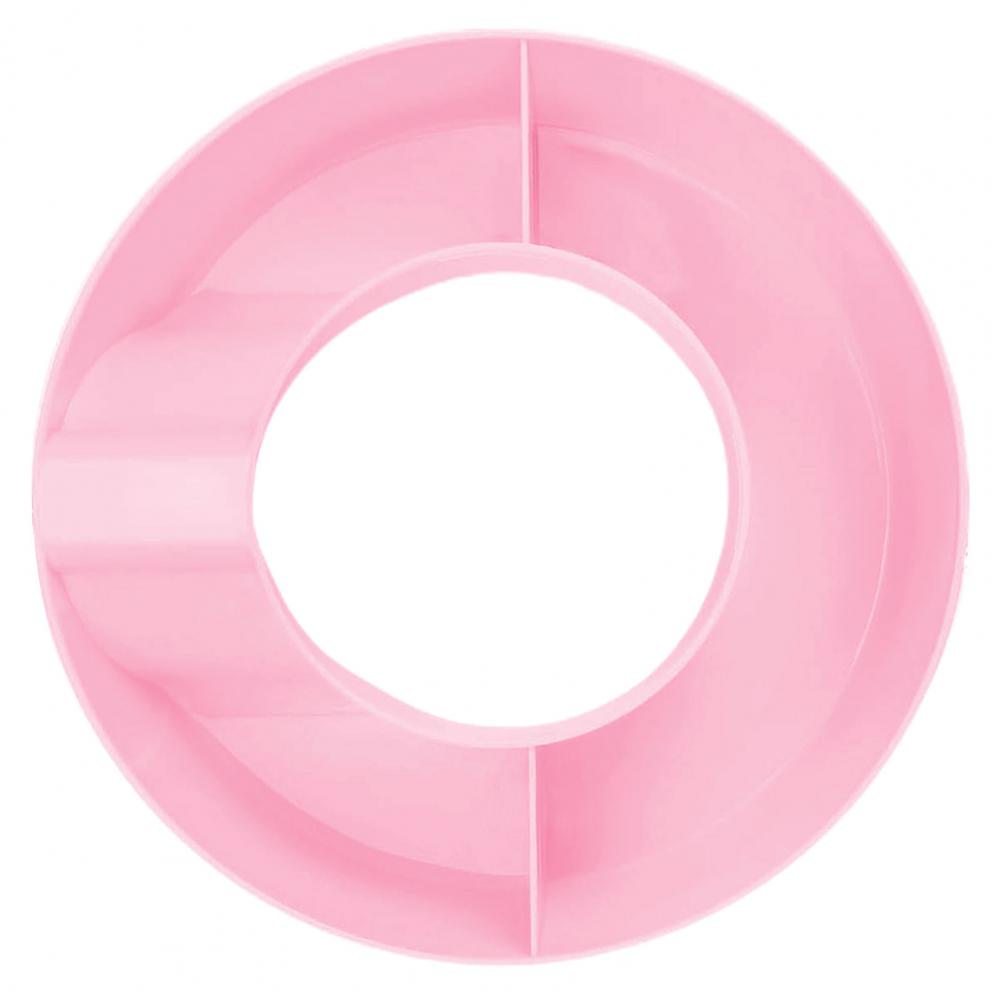 Compartment Plate For Food 2 In 1 Reusable Hollow Food Tray Snack Bowl Put On Beverage Cup Take Out To Go Outdoor Activity Picnic Stadium