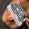 Handmade Forged Kitchen Boning Knife Stainless Steel Knife for Meat Fruit Butcher Slicing Knife Wooden Handle Meat Cleaver