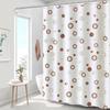 Shower Curtain Waterproof, Mildew-proof, Shading, Hook-free, Bathroom Dry and Wet Separation, Bathroom Shading Curtain