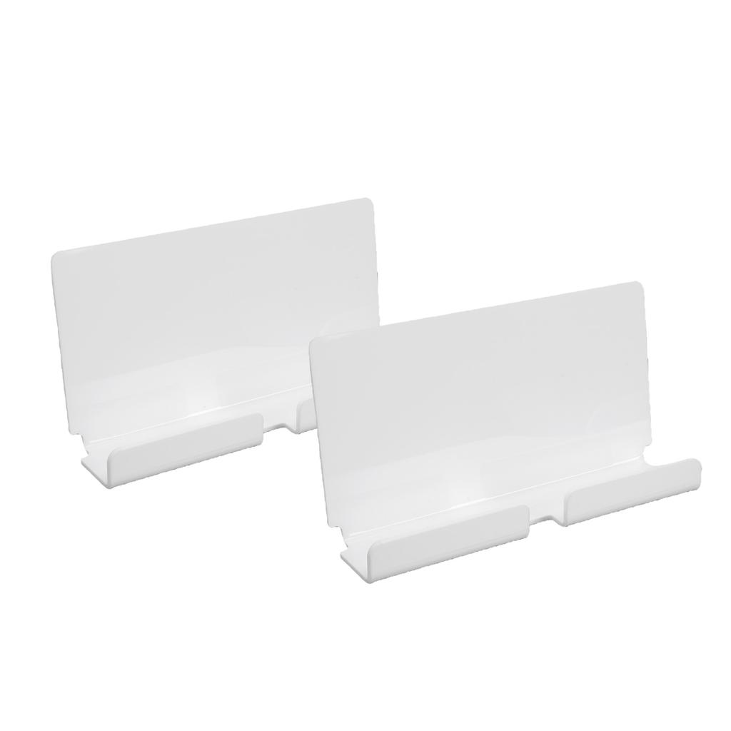 2pcs Tablet Wall Mount Holder Acrylic Tablet Wall Stand with Hole for Smartphone Electronic Reader