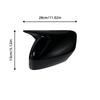 For Volvo XC70 XC90 2007-2014 Carbon Fiber Pattern Black Side Wing Rearview Mirror Cover Cap