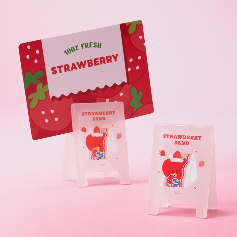 BT21 Erdbeerparty Überraschungspaket Acryl Mehrzweck-Clip (1 Stück)