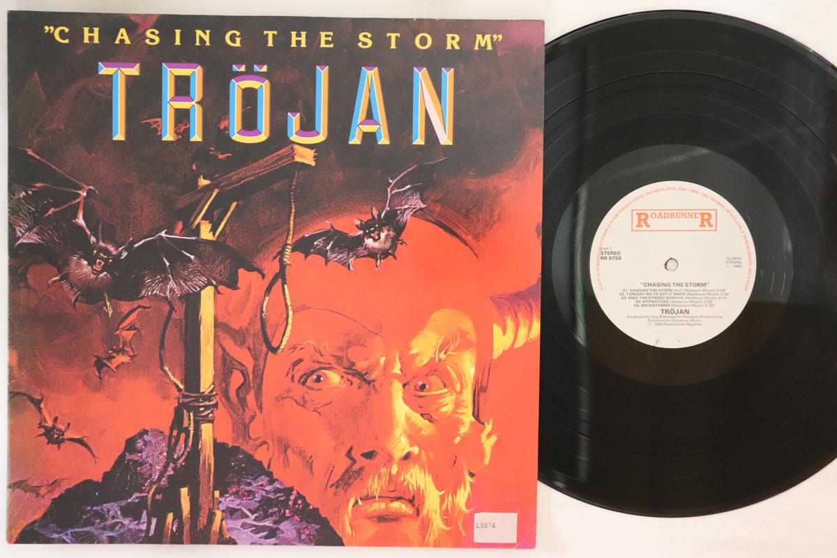 

LP Record TROJAN - Chasing Storm RR9756 ROADRUNNER 1985 Netherland Metal Used