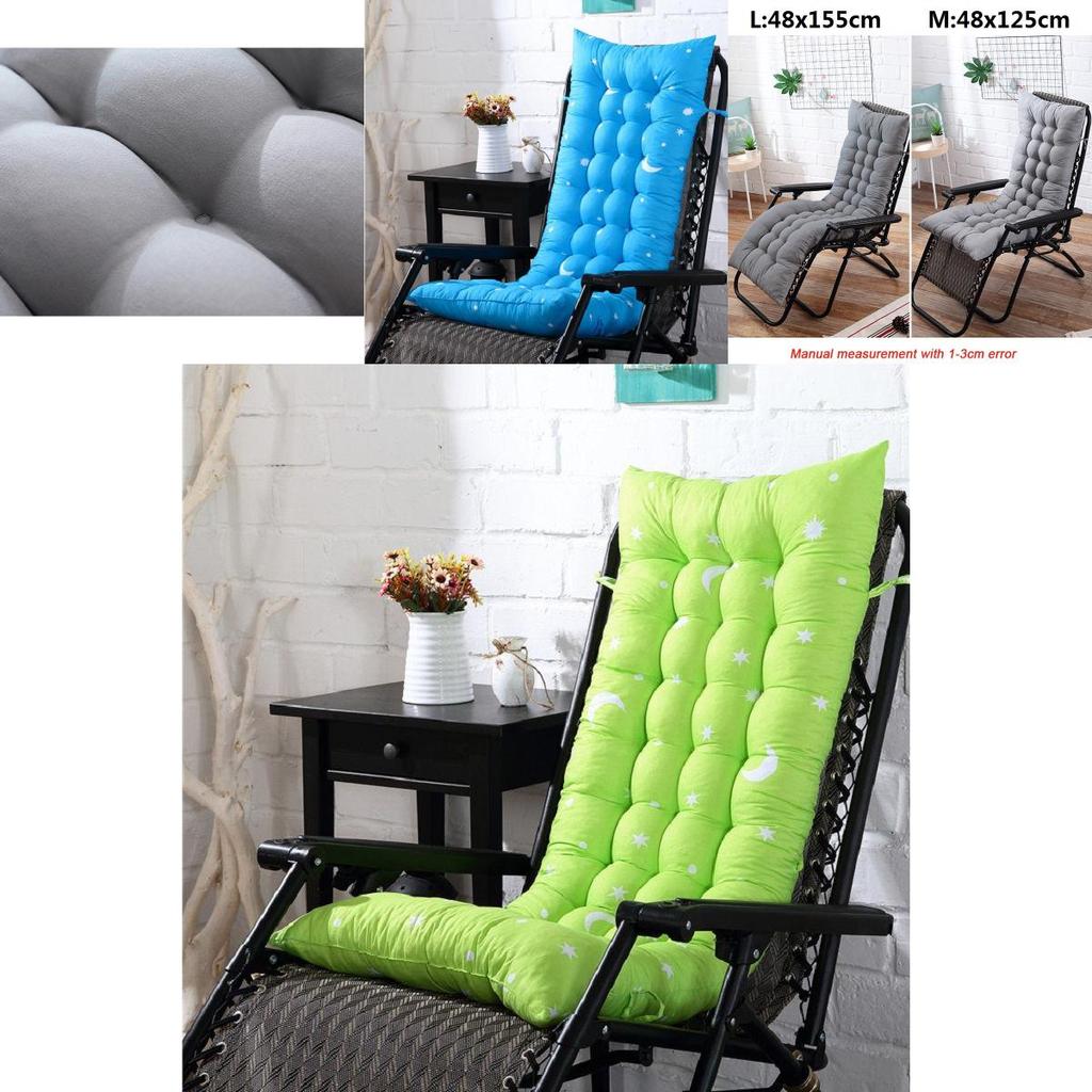 Soft And Comfortable Patio Lounger Cushion For High Back Recliner Benches