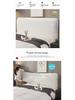 Nordic Universal Elastic Bed Head Cover - Dustproof & All-Inclusive for Dorms