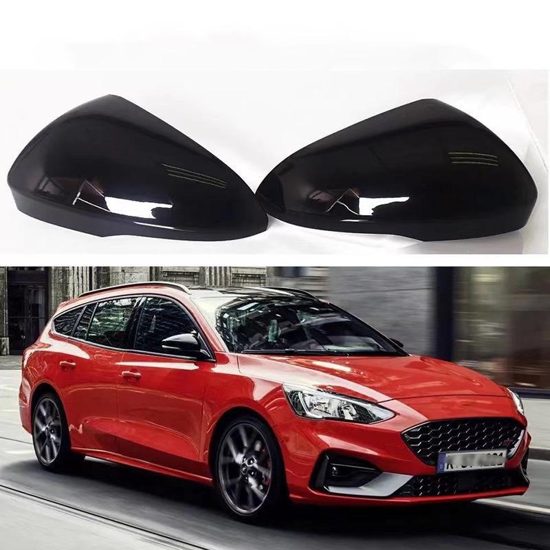 

Gloss Black Rearview Mirror Cover for 19-22 Ford MK4 IV Gloss Black - Right