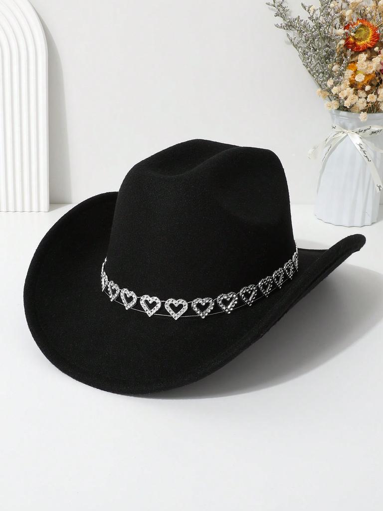 Bridal love jazz top hat European and American style knight hat high quality woolen straw hat men's and women's photo travel hat