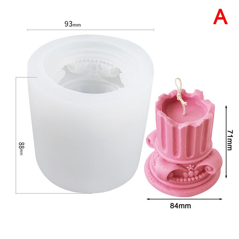 Roma Sütunu Silikon Mum Kalıp Diy İnsan Vücudu Kalıp Heykel El Sanatları Hediyeler