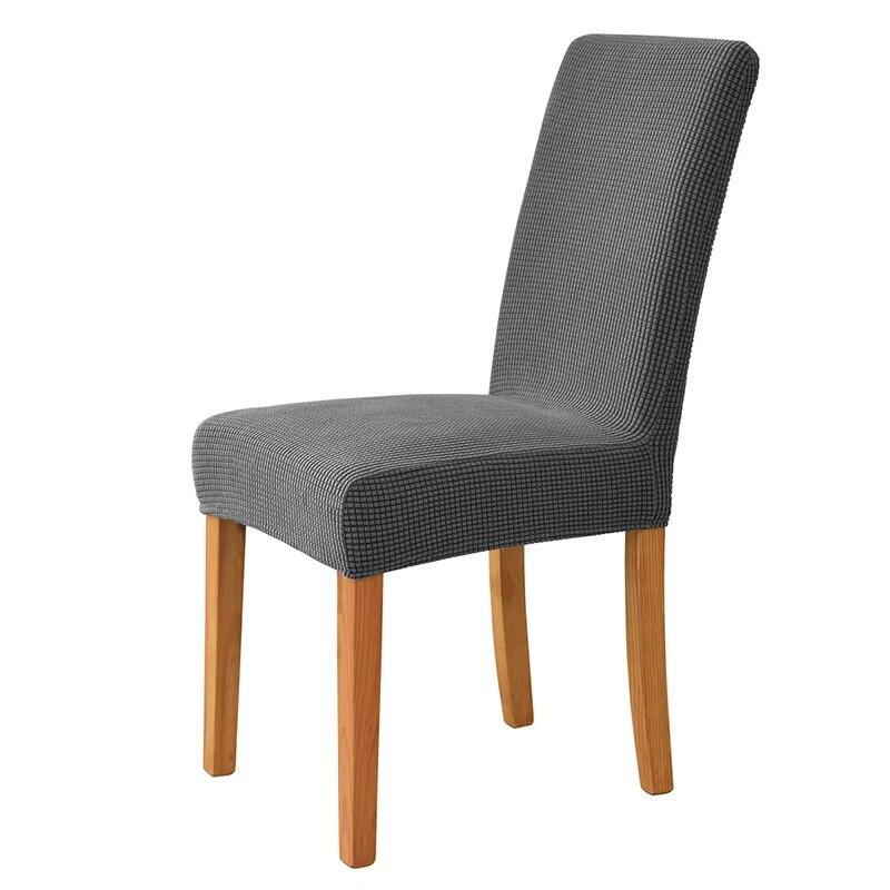 Velvet Fabric Chair Cover for Dining Room Wedding Hotel Banquet Soft & Comfortable Spandex Stretch Chair Covers  Home Decor Seat