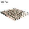 360Pcs 1:72 Scale Soldier Model Army Men Toy Soldiers Battle Scene Playset War Games Toys for Children