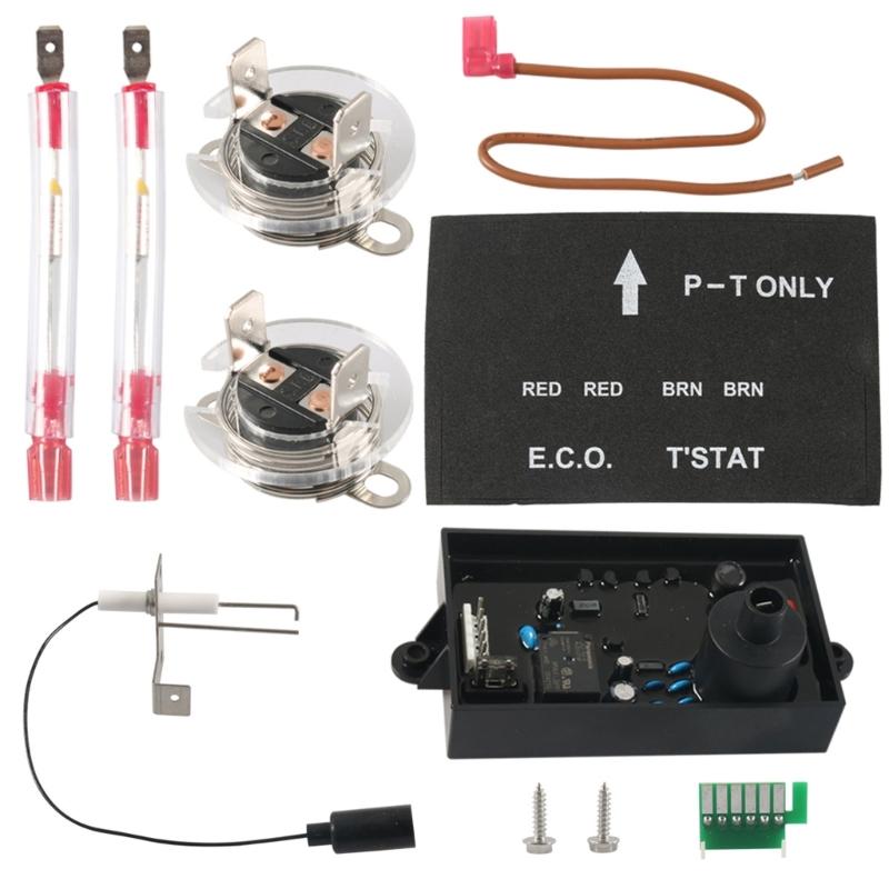 Thermal Circuit Breaker Kit with Ignitor Electrode Overheat Overcurrent Protection Quick Fixing for Water Heater